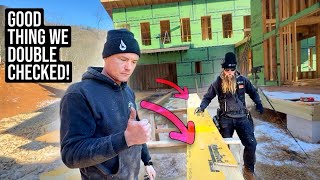 Construction Of A Mega Sized Modern Home Pt 70 | Double Check Everything