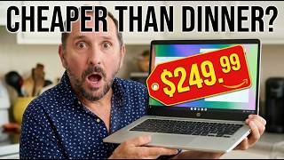 This Laptop Cost Less Than My Dinner... (HP Chromebook 14 Unboxing)