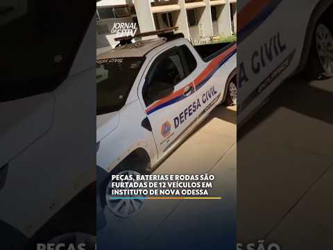Peças, baterias e rodas são furtadas de 12 veículos em instituto de Nova Odessa