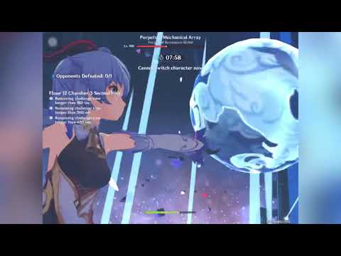 Spiral Abyss 2.1 Floor 12-3-2 VS 2 million HP Boss (full stars clear)