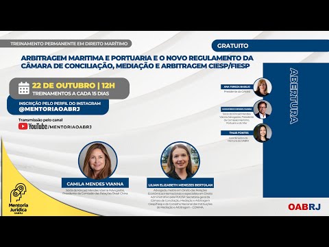 Arbitragem Marítima Portuária e o novo regulamento da Câmara de Conciliação, Mediação e Arbitragem