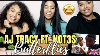 AJ Tracey - Butterflies (ft. Not3s) REACTION/REVIEW