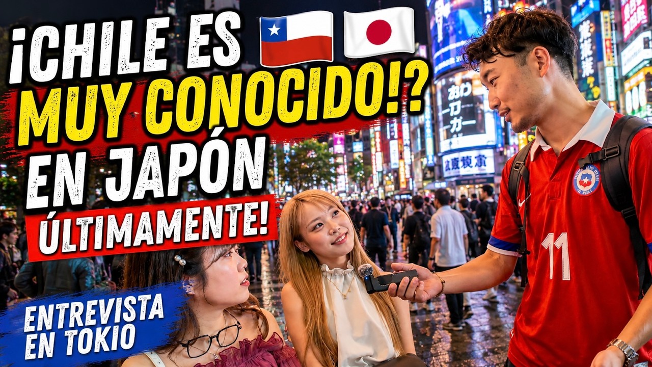 ¿Chile se está haciendo famoso en Japón? 🇨🇱🇯🇵 | Entrevista en Tokio