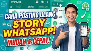 Download lagu Kenapa Baru Tau‼️ Cara Repost Story Whatsapp | Cara Posting Ulang Status Wa Orang Lain mp3