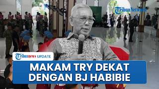 Jenazah Wapres ke-6 Try Sutrisno Tiba di  Masjid Sunda Kelapa, Disambut Panglima dan Prajurit TNI