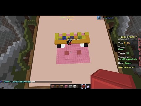 I Built Technoblade in Build Battle...