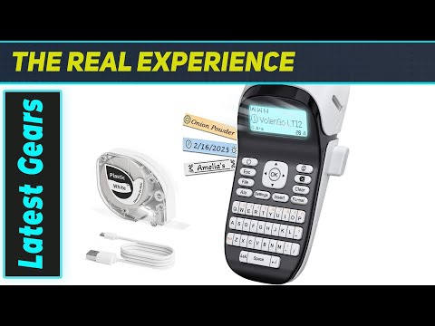 The Best LT12 Label Maker Machine: Portable, Waterproof, Bluetooth Labeling!