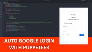 Automatically Login to Google Using Puppeteer