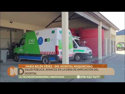 Avanza la obra de ampliación y suman nuevos profesionales al hospital de Maquinchao