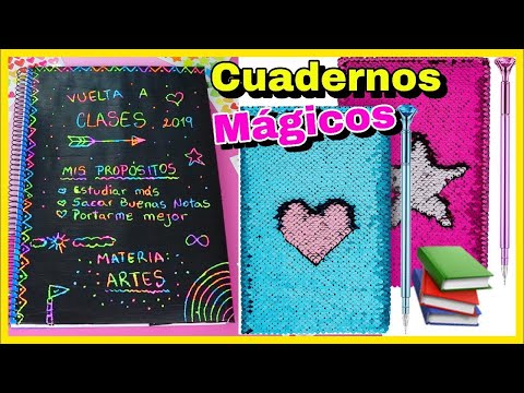 DIY | CUADERNOS MAGICOS PARA EL REGRESO A CLASES | Vuelta al Cole | NatyGloss