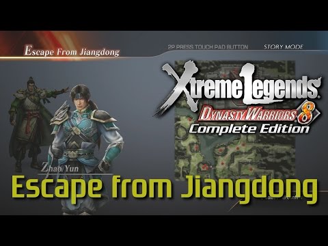 Dynasty Warriors 8 Xtreme Legends | Escape from Jiangdong (Shu Xtreme Legend Stages Ep.3)