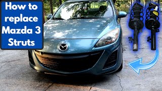 How to replace 2004-2013 Mazda 3 front struts