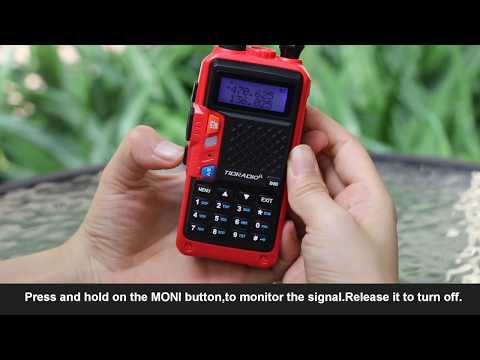 TIDRADIO F6 Ham Radio Detailed Operation