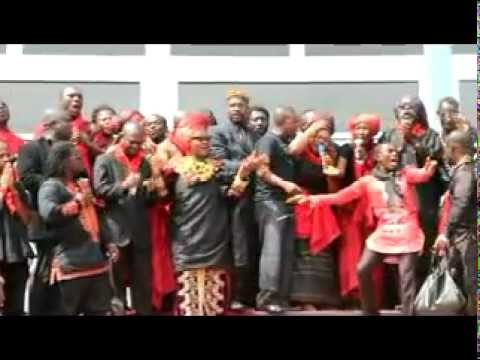 MUSIGA sings for President Mills