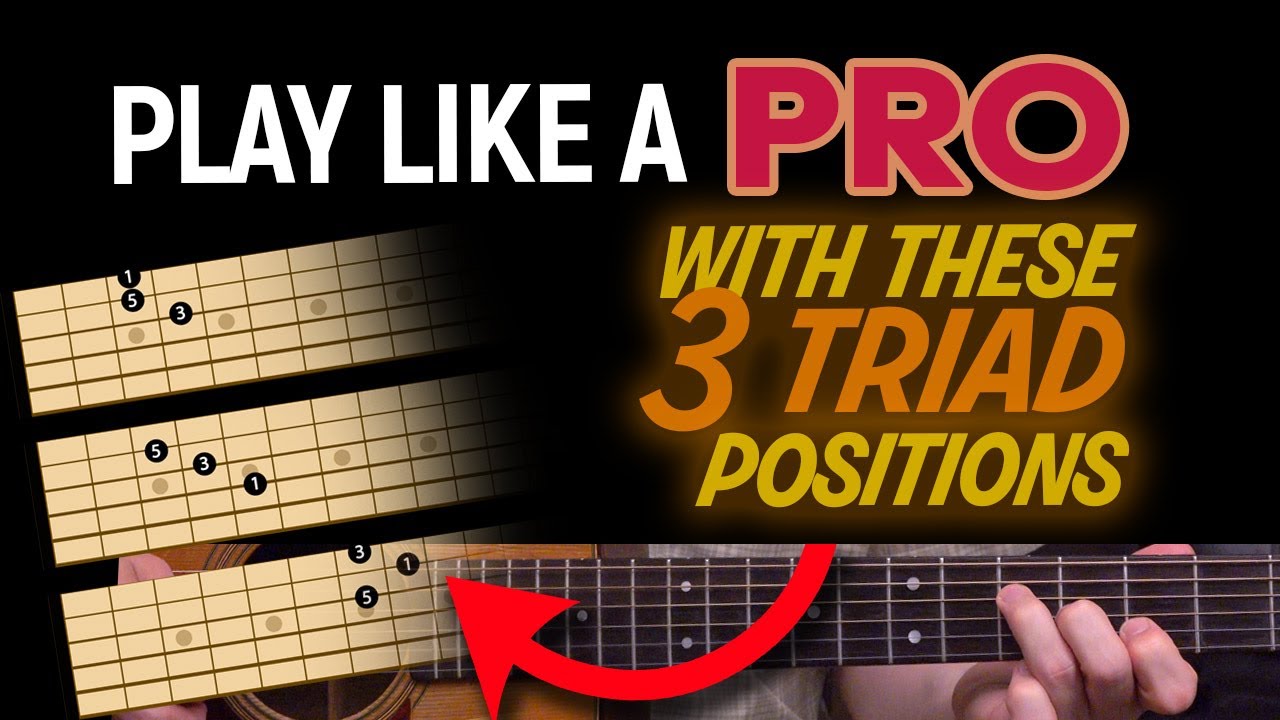 Play like a PRO with these 3 Triad positions - Guitar Lesson - EP574