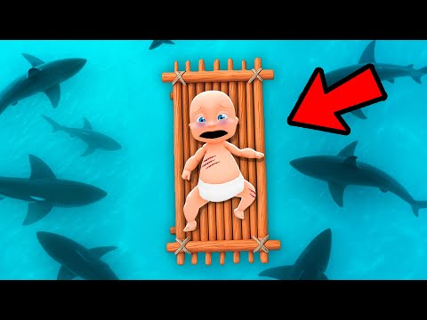 Baby STRANDED AT SEA!