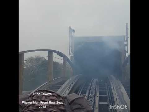 ALTON TOWERS WICKER MAN FRONT ROW SEAT INC STARTING SCENE 2018