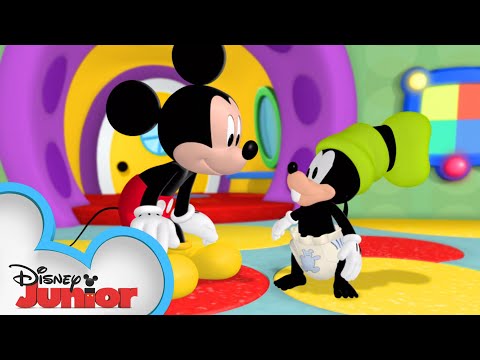Goofy Turns into a Baby 👶🏼| Mickey Mornings | Mickey Mouse Clubhouse | @disneyjunior
