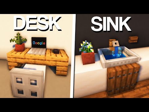 Minecraft: 20 Interior Furniture Designs & Ideas!