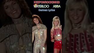 Abba Waterloo. German (Version 2)   1974 TV Complete song on my Channel. #abba  #eurovision