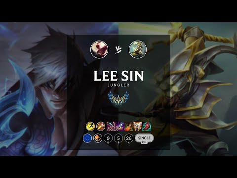 Lee Sin Jungle vs Master Yi - EUW Challenger Patch 12.13