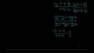 Calculus 2.6 Limits at Infinity