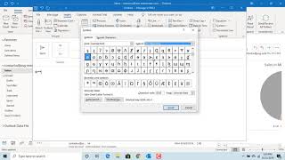 How to Insert Symbols, Special Characters and Horizontal Lines into an email in Outlook - 365