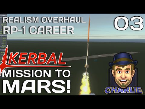 BUILDING A PENCIL! - Kerbal Space Program Realism Overhaul - Ep 03 - KSP Gameplay - RO/RP1