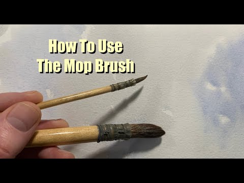 How To Use A Mop Brush For Watercolour