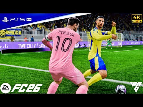 FC 26 - Al Nassr vs. Inter Miami - Cristiano Ronaldo Vs Lionel Messi | PS5™ Pro [4K60]