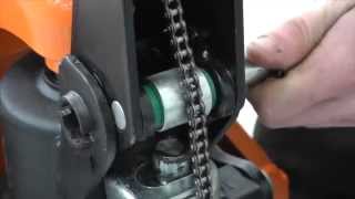 LoadSurfer Pallet Truck how to fit the operating handle.