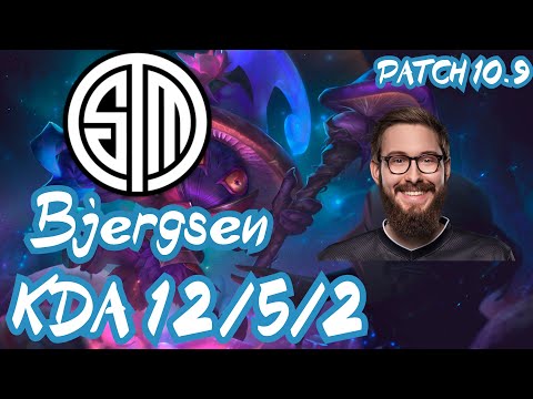 TSM Bjergsen VEIGAR vs AZIR MID - NA CHALLENGER - PATCH 10.9