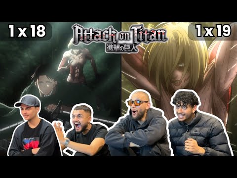 SHE'S CAUGHT?! | Anime NEWBIES vs. Attack on Titan 1x18 and 1x19 Reaction