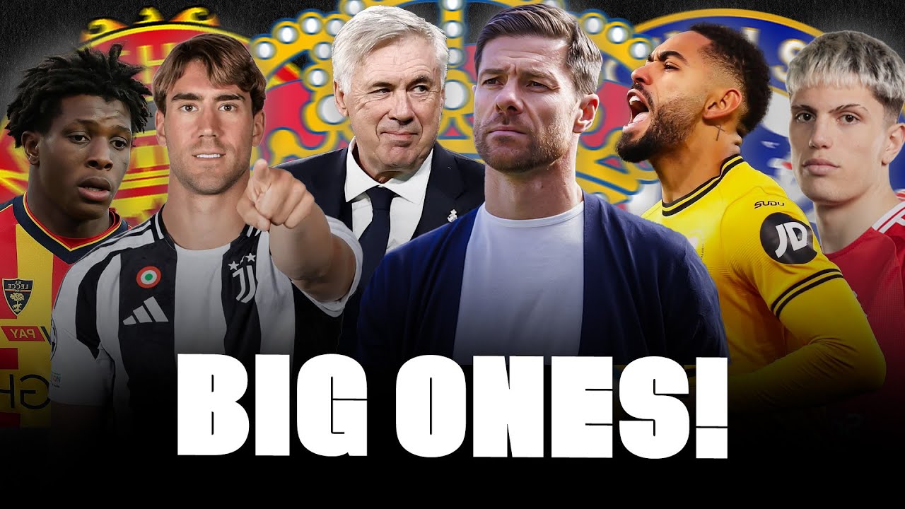 🚨 ANCELOTTI, VLAHOVIC MOVE, DORGU BOOM, GARNACHO, BAH, XABI ALONSO, CUNHA…