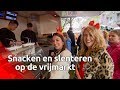 Snacken en slenteren op de vrijmarkt