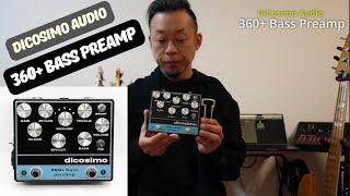 Video thumbnail for DiCosimo Audio 360+ Bass Preamp acoustic360 Jaco Pastorius by Teppei's Bass Groove