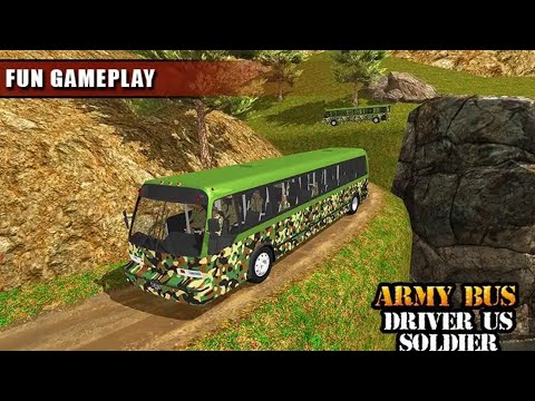 Army Bus Driver US Soldier Transport Duty 2017 Android Gameplay #2