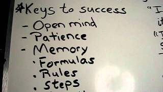 College Algebra Keys to Success