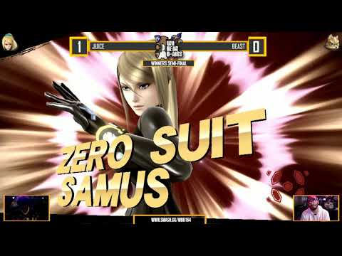 Ultra WBB #164 | Juice (ZSS) vs Beast (Fox) - Winners Semi-Final - Super Smash Bros. for Wii U