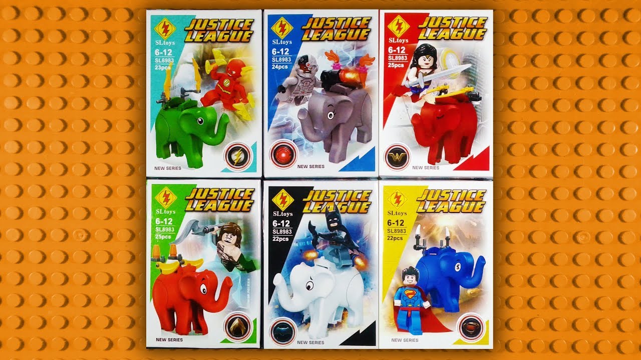 LEGO Justice League Elephants Minifigures (knock-off) SL8983