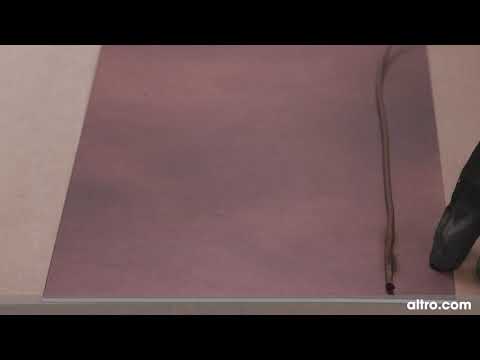 Installation von Wanden: Altro Whiterock wall designs Wärmeschweißen