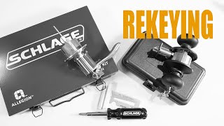 Schlage KNOB and LEVER REKEYING How-To, Tools, Step by Step
