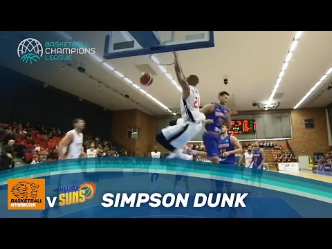 Simpson with the dunk vs. Helios Suns