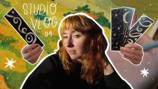 a few days in my office // artist vlog 04