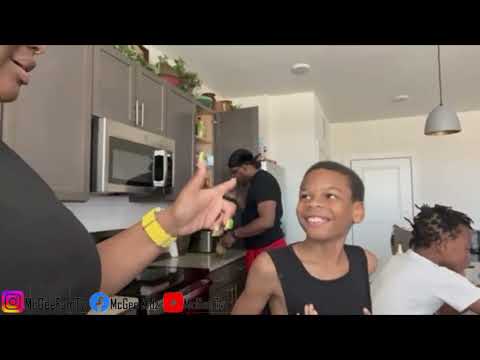 THROWING WATER ON KAI WHILE SHE SLEEPS *SHE CRIED* | HILARIOUS | MCGEE TV