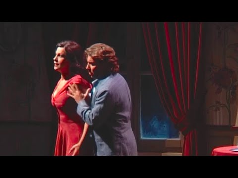 Intimate moments with my wife on an opera stage