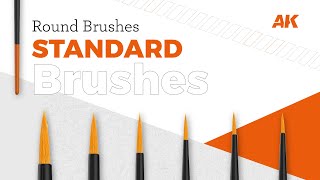 AK Synthetic brush - Round 1 / Štětec kulatý