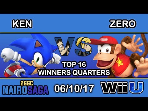 2GGC: Nairo Saga - KEN (Sonic) Vs. TSM | ZeRo (Diddy Kong) - Winners Quarters