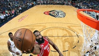 James Harden - Houston Rockets - Anthony Davis - Solomon Hill - New Orleans Pelicans