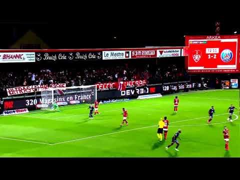 l'énorme but lointain d'Idrissa Gueye 💨👀 (3eme journée BREST vs PSG)